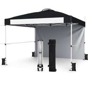 10x10 Pop-Up Canopy Tent with Roller Bag and Adjustable Height
