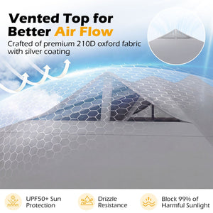 10 x 10 Feet Outdoor Commercial Pop up Canopy Tent