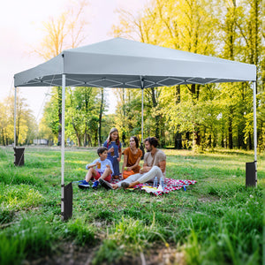 10 x 10 Feet Pop up Canopy Tent with Carrying Bag and 4 Sandbags