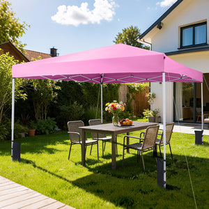 10 x 10 Feet Pop up Canopy Tent with Carrying Bag and 4 Sandbags