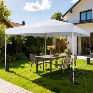 10 x 10 Feet Pop up Canopy Tent with Carrying Bag and 4 Sandbags