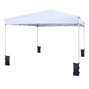 10 x 10 Feet Pop up Canopy Tent with Carrying Bag and 4 Sandbags