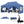 10 x 20 FT Pop up Canopy with 6 Sidewalls and Windows and Carrying Bag for Party Wedding Picnic-Blue