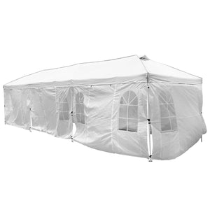 Pop Up Canopy Tent 10x30 FT with 8 Sidewalls