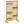 Outsunny Wooden Plant Trellis Stand with 5 Hanging Planter Boxes