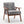 Mid Century Modern Accent Chair With Solid Wood Frame And Extra Thick Backrest