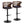 Cosi - Mid Century Modern Adjustable Barstool With Swivel With Rounded T Footrest (Set of 2)