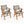 2 Piece HIPS Outdoor Dining Chair Perfect For Patio Meal Togethers & Garden Brunch Relaxation Moments