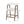 26'' Seat Height Bar Stools with Back - Set of 2