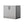 Astro Series - Wall Mounted Base Door Storage Cabinet - Metallic Gray