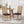 French Country Dining Chair With Rectangular Cane Backrest And Smooth Upholstered Seating