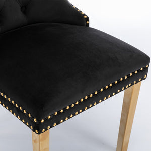Nikki Collection Modern Velvet Upholstered Dining Chair