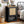 Feeding Station with 1 Storage Cabinet Black