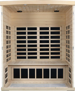 Low EMF Three person Far infrared sauna room (Front & Rear)
