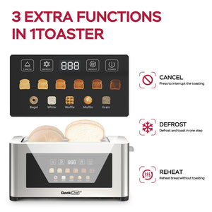 4-Slice Toaster with Extra-Wide Entrance