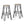 Simeon - Multifunctional Metal Stool With Wood Seat
