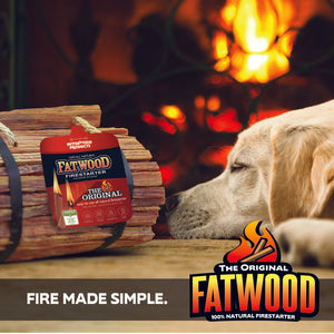 Betterwood Fatwood Firestarter, All Weather Natural Pine Fire Sticks, 10 Pounds