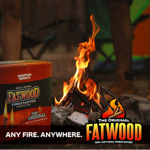 Betterwood Products 9910 Fatwood 10 Pound Natural Wood Firestarter (4 Pack)
