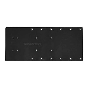 Sea Brackets 18" Straight Trolling Motor Plate - Black