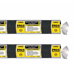 DeWitt Pro 5 Oz 6 x 250 Foot Commercial Landscape Weed Barrier Fabric (2 Pack)