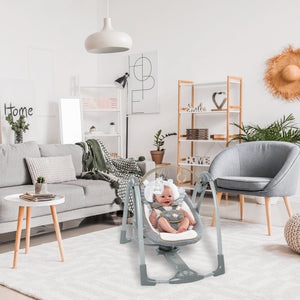 Ingenuity Boutique Collection Baby Swing N Go Portable Rocker Chair, Bella Teddy - TRAPSKI