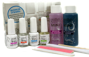 Gelish Complete Basix Gel Nail Polish Starter Kit with Accessories (2 Pack) - TRAPSKI
