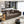 Deep Seat Convertible Sofa With Soft Pillows And Ottomans