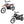 Razor MX650 Dirt Rocket Ride On Electric Motocross Dirt Bike, 1 Orange & 1 Black - TRAPSKI