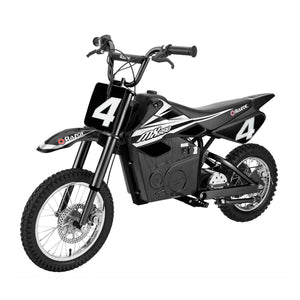 Razor MX650 Dirt Rocket Ride On Electric Motocross Dirt Bike, 1 Orange & 1 Black