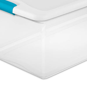 Sterilite 106 Quart Latch Lid Tote, 4 Pack, and 66 Quart Latch Lid Tote, 6 Pack - TRAPSKI