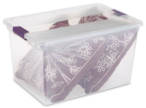 Sterilite 106 Quart Latch Lid Tote, 4 Pack, and 66 Quart Latch Lid Tote, 6 Pack - TRAPSKI