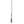 Scout 8' White VHF Antenna 6dB Heavy Stainless Steel Ferrule w/6M RG-8x Includes PL-259 Heavy Duty Offshore Antenna KS-43