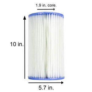 Intex Krystal Clear 28633EG Pool Pump + Type B Replacement Cartridge (12 Pack)