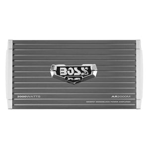 Boss Armor 2000W Monoblock A/B Amplifier Car Audio Amp + Bass Remote (2 Pack) - TRAPSKI