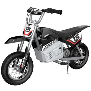 Razor Dirt Rocket Kid Electric Motorcycle Dirt Bike, 1 Black MX400 & 1Red MX350 - TRAPSKI