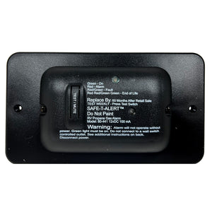 Safe-T-Alert 80 Series Black Propane Gas Alarm - 12V - TRAPSKI