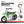 Razor MX400 Dirt Rocket Electric Motocross Motorcycle Bikes, 1 White & 1 Green