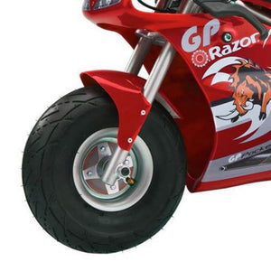 Razor 24V Mini Bike 1 Speed Dirt Racing Motorcycle Pocket Rocket, 2 Pack, Red - TRAPSKI