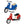 Razor Pocket Mod Mini Euro 24V 250W Electric Motor Scooter (2-Pack), Blue & Red - TRAPSKI