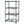 Origami 4 Tier Multipurpose Folding Storage Organizing Rack with Wheels (2 Pack)