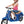Razor Pocket Mod Euro 24V 250W Electric Motor Scooter (2-Pack), White & Blue