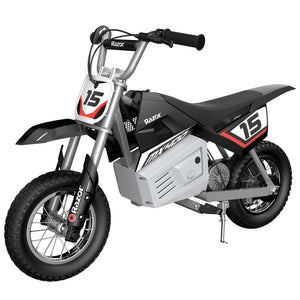 Razor MX400 Rocket 24V Electric Toy Motocross Dirt Bike, Black (2 Pack) - TRAPSKI