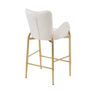 Fabric Counter Height Bar Stools (Set of 2)