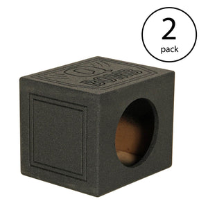 Q-POWER QBOMB 10" Sealed Car Subwoofer Sub Box Enclosure (2 Pack)