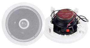 Pyle PDIC60 6.5 Inch 250 Watt 2 Way In Wall/Ceiling Home Speaker System (5 Pair)