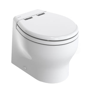 Thetford Silence 2G w/Wood Polyester Soft Close Seat Standard Solenoid - Short, White, 12V - TRAPSKI