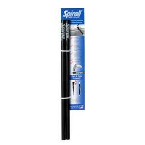 Spiroll Chafe Guard Black f/Lines up to 5/8" Diameter - Pair - TRAPSKI