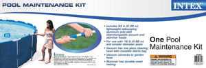 Intex 13' x 12" Easy Set Above Ground Pool Cover & Maintenance Kit (No Pool)