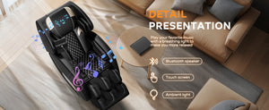 2024 Massage Chair Recliner with Zero Gravity & Full Body Air Pressure