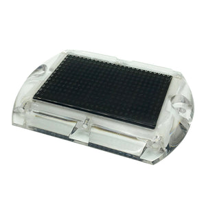 Hydro Glow 3.5" x 4.5" Rectangular LED Ultra Thin Solar Pathway Dock Light 3000K - Warm White - TRAPSKI